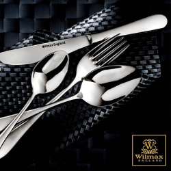 Нож десертный Wilmax Stella серебряный L 205 мм (на блистере)