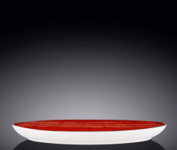 Блюдо Wilmax Scratch красное L 330 мм, B 245 мм