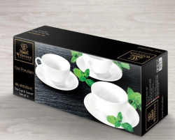 Чайная пара Wilmax Olivia 250 мл (4 шт, фирменная упаковка)