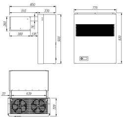 Холодильный моноблок Carboma MLS 220 (МН 216)