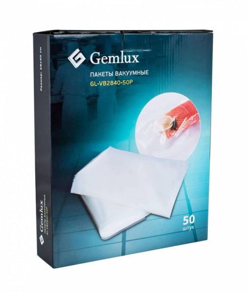 Пакеты для вакуумирования Gemlux GL-VB2840-50P