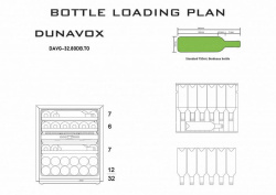 Шкаф винный Dunavox DAVG-32.80DOP.TO