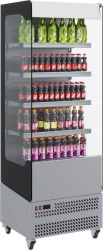 Холодильная горка гастрономическая Carboma FC18-06 VM 0,7-2 цвет по схеме (стандарт)