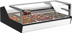Витрина холодильная настольная Carboma AC87 SV 1,0-1 (ВХСр-1,0 Cube Арго XL Техно)