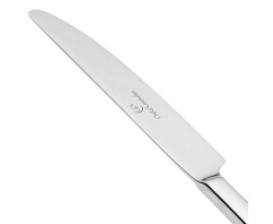 Нож столовый Chef&Sommelier Lazzo с ручкой моноблок, сталь нерж., металлич., L 242, B 10 мм