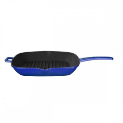 Сковорода-гриль LAVA 280х280 мм чугун синяя