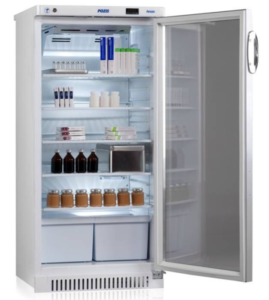 Холодильник фармацевтический POZIS ХФ-250-3 тонированние стекло
