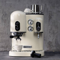 Кофемашина рожковая KitchenAid Artisan 5KES2102EAC Espresso кремовая
