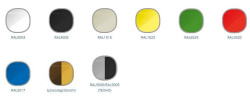 Витрина тепловая Carboma K70 SH 0,9-1 LIGHT цвет по схеме (стекло стандарт, пластик 0011 серый)