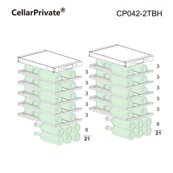 Шкаф винный Cellar Private CP042-2TBH