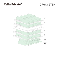 Шкаф винный Cellar Private CP043-2TBH