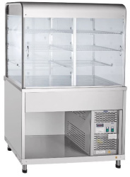 Прилавок-витрина холодильный Abat ПВВ(Н)-70КМ-С-НШ кашир