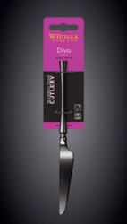 Нож десертный Wilmax Diva черный L 205 мм (на блистере)