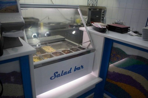 Холодильная витрина для ингредиентов GLACIER Берта 2,0 со стеклянной крышкой на пневмодоводчиках