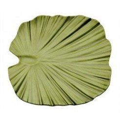 Блюдо для подачи APS «Лист» пластик, зелёный, D 1, H 45, L 270, B 270 мм