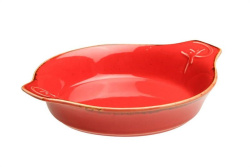 Сковородка фарфоровая 15 см цвет красный Porland