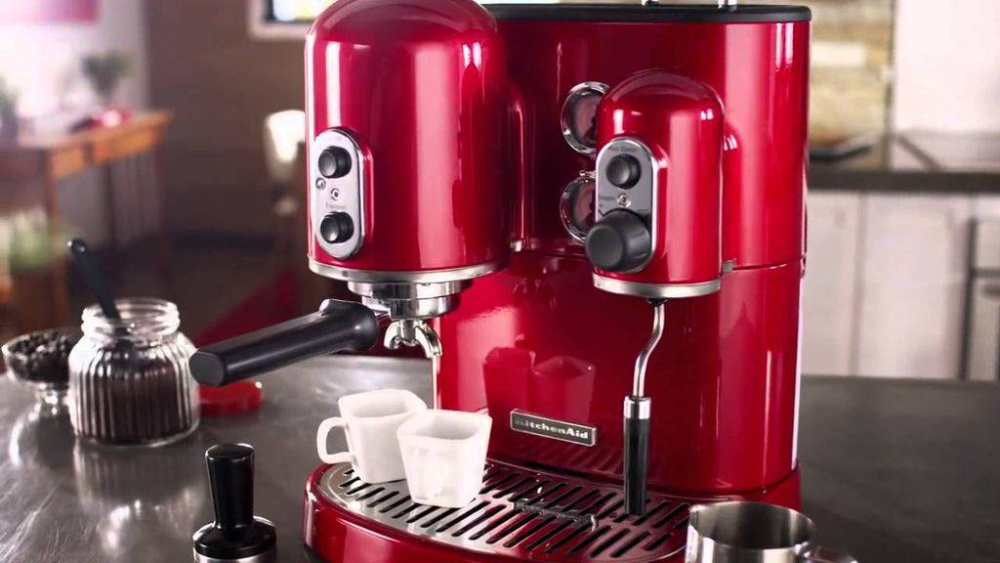 Кофемашина рожковая KitchenAid Artisan 5KES2102EER Espresso красная – фото 6 в каталоге Москвы