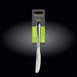 Нож столовый Wilmax Stella серебряный L 220 мм