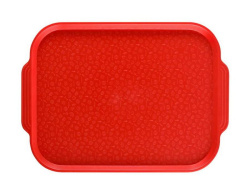 Поднос из пластика Luxstahl PS Red 4410 450х355 красный