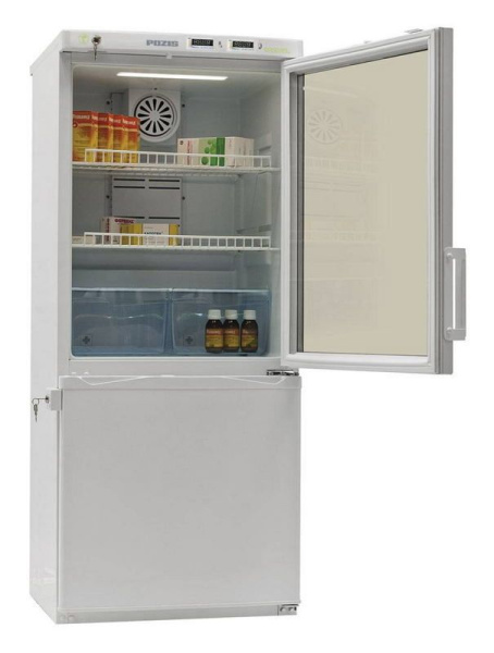Холодильник комбинированный лабораторный POZIS ХЛ-250-1 тс/мет