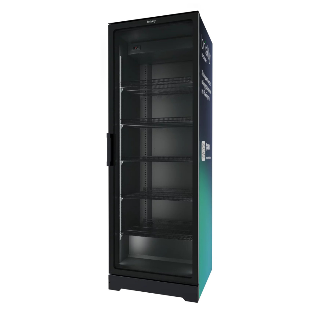 Шкаф холодильный Briskly Smart 7 Premium c безрамочной дверью (RAL 7024) – фото 2 в каталоге Москвы