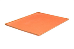 Блюдо прямоугольное 35*25 см оранжевый Porland