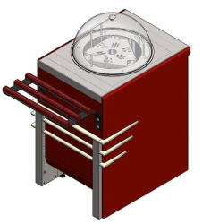 Прилавок диспенсер для тарелок тепловой Refettorio RD20А Case 505х700х860мм