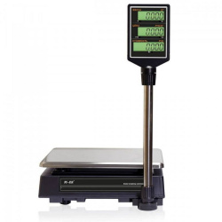 Весы торговые MERTECH M-ER 327 ACP-15.2 "Ceed" LCD Черные (по 4 в коробке)
