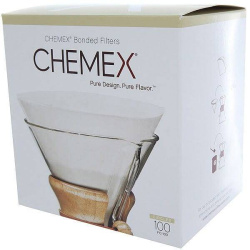 Фильтры бумажные круглые Chemex FC-100 белые 100шт.