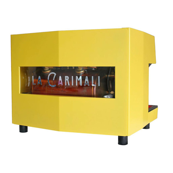 Кофемашина рожковая автоматическая CARIMALI Nimble E2 2 группы, высокие, желтый