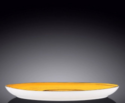 Блюдо Wilmax Spiral желтое L 330 мм, B 245 мм