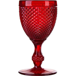 Бокал для вина Vista Alegre Бикос; 280мл; D 88, H 170мм, стекло; красный