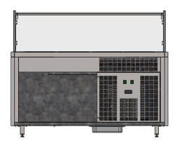 Прилавок холодильный Refettorio RCC13A City 1500x700x1265(860) h=100мм
